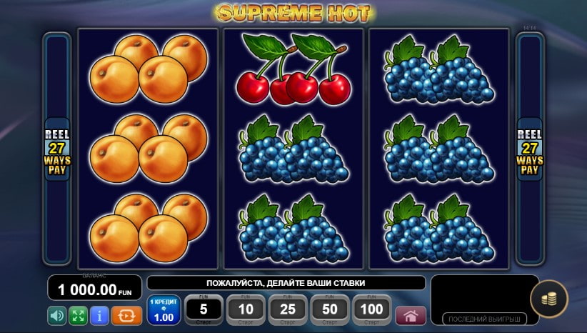 Ігрові автомати фруктової тематики