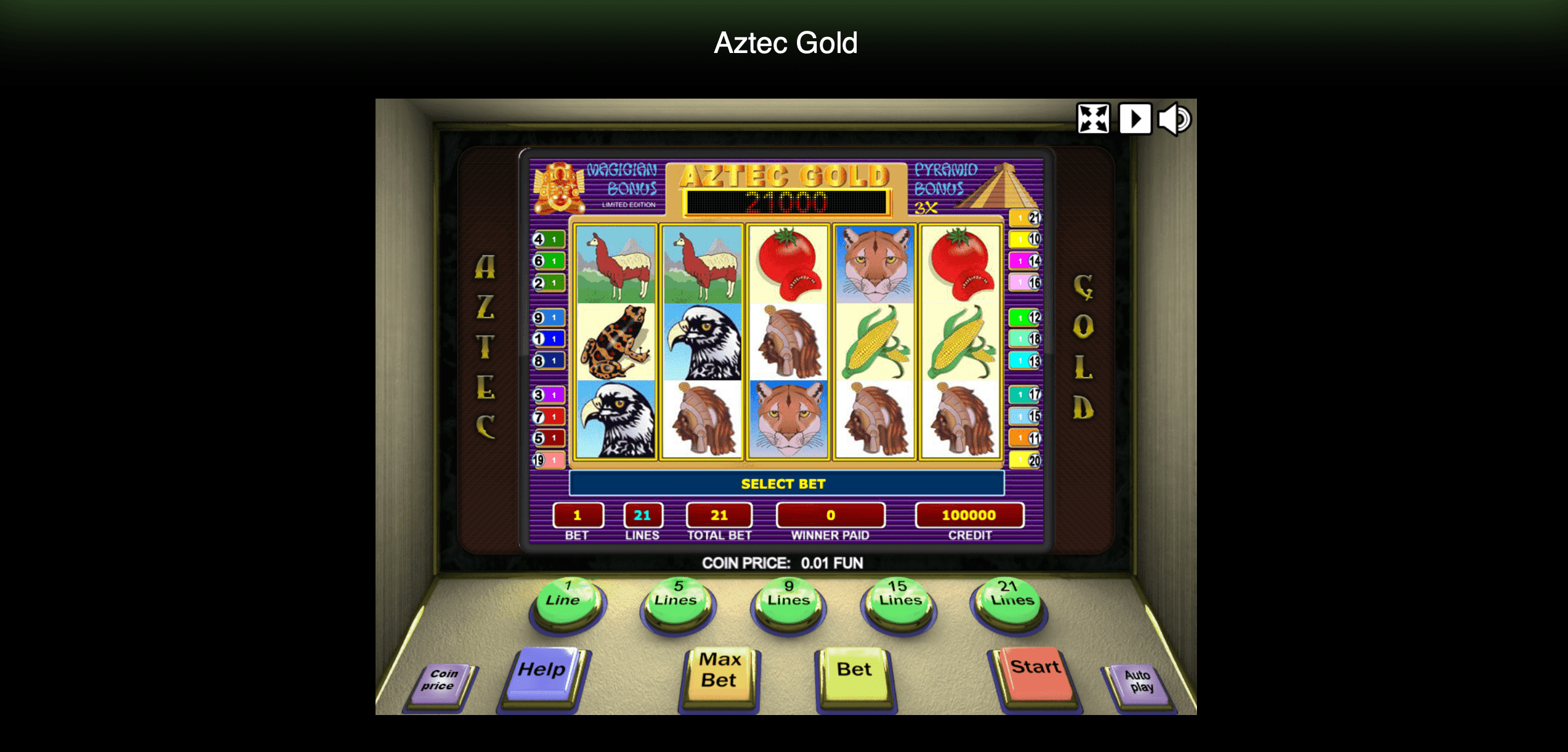 Слот Aztec Gold